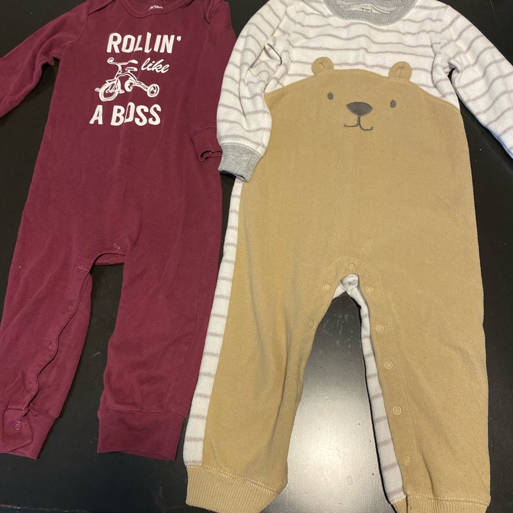 Carter’s Boy 18m & 24m Pack Of Two rompers